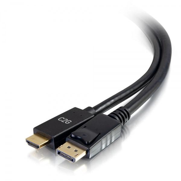 C2G 6ft DisplayPort[TM] Male To HDMI[R] Male Passive Adapter Cable - 4