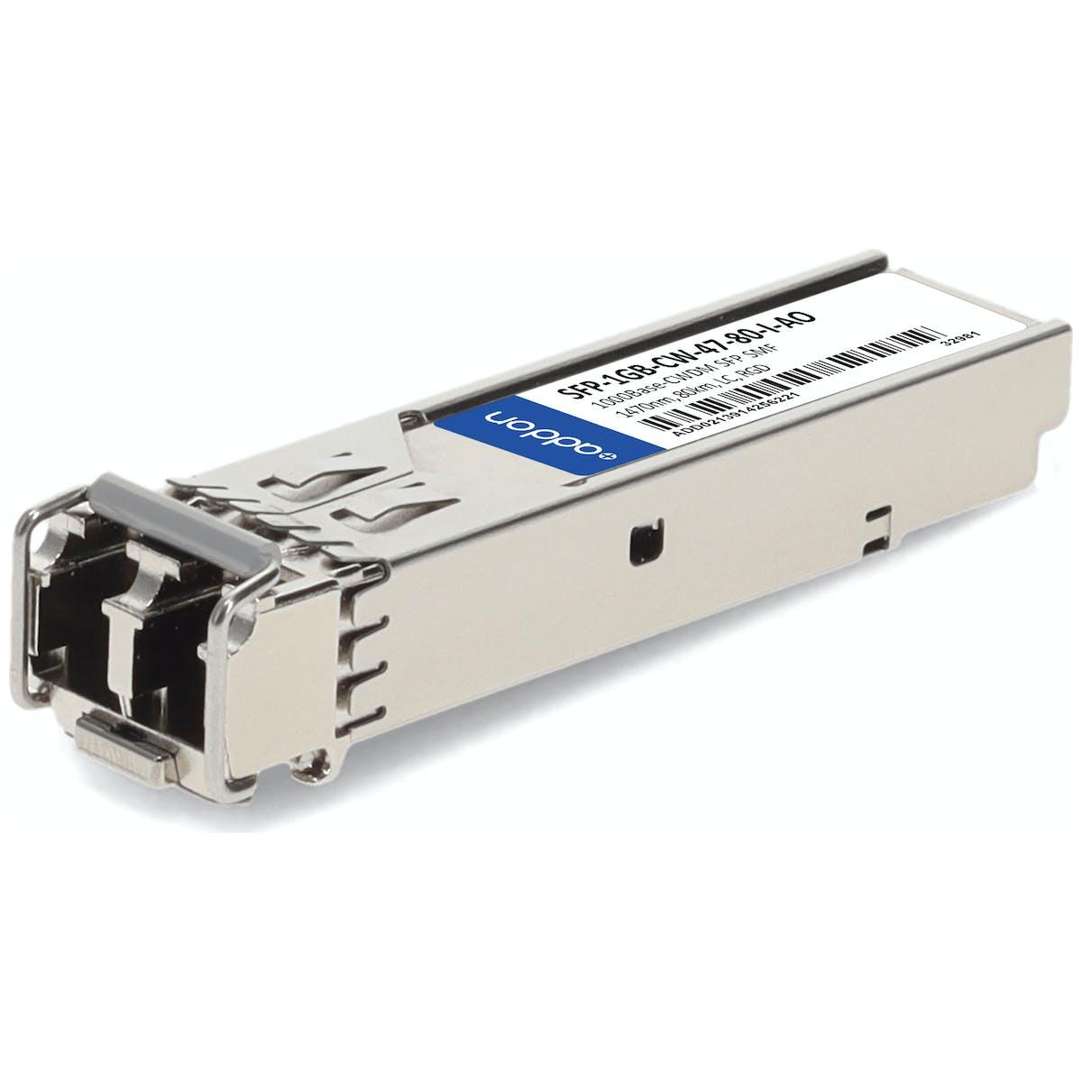 AddOn Networks SFP-1GB-CW-47-80-I-AO network transceiver module Fiber