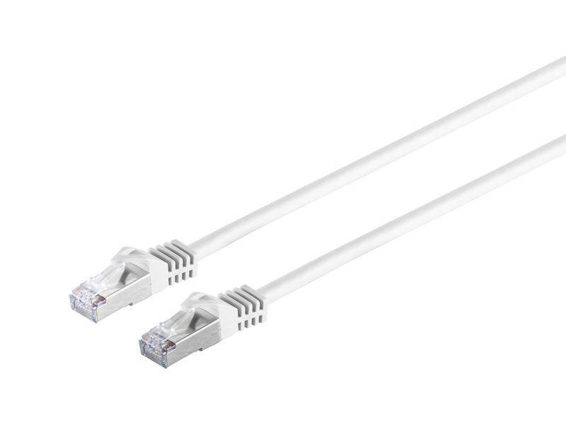 Microconnect SFTP70025W networking cable White 0.25 m Cat7 S/FTP (S-ST