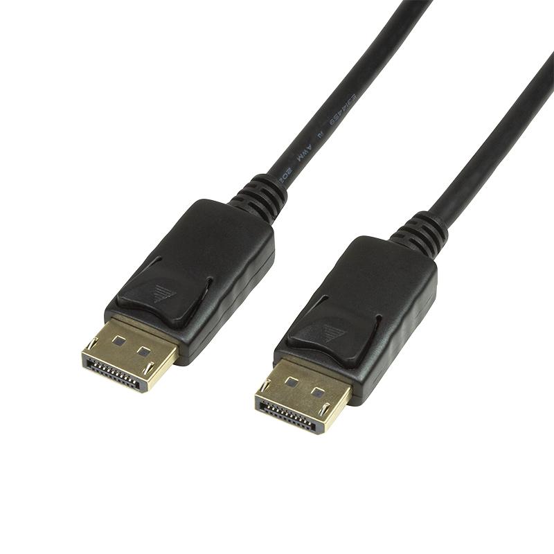 LogiLink CV0077 DisplayPort cable 10 m Black