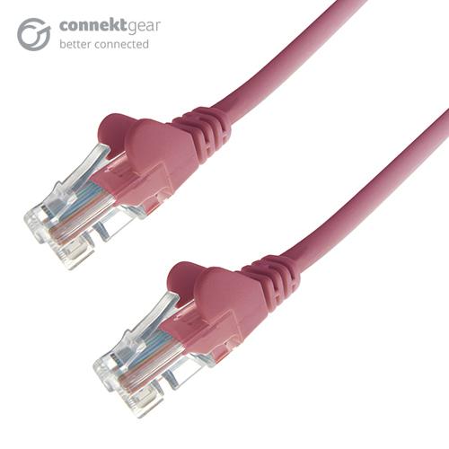 connektgear 15m RJ45 CAT5e UTP Stranded Flush Moulded Network Cable -