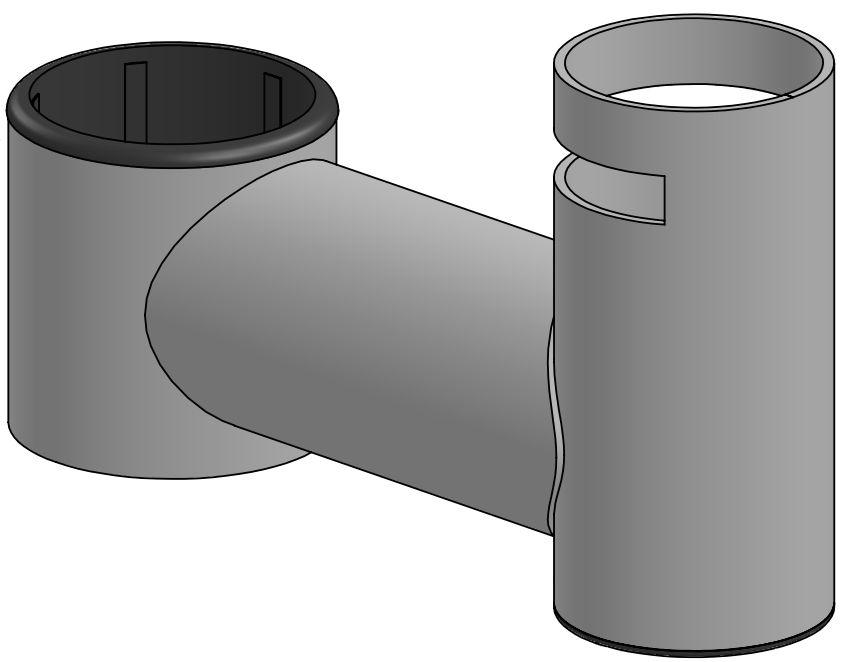 Ergonomic Solutions Swingarm SP1. 100mm w/ 78mm