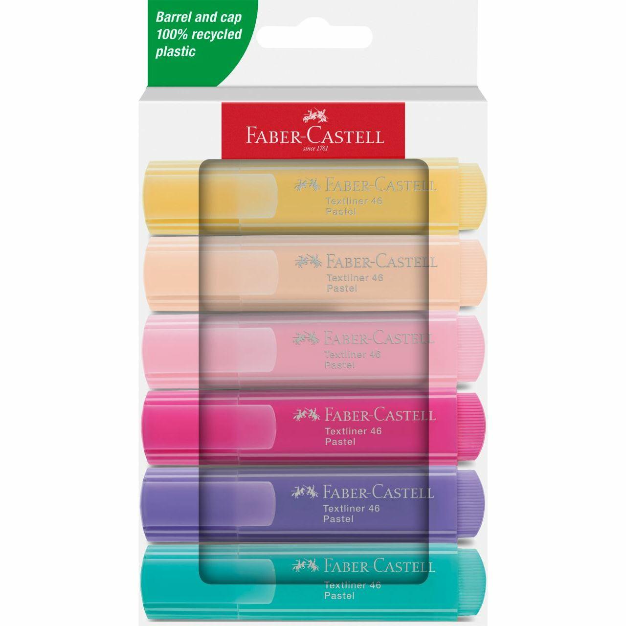 Faber-Castell 254656 Marker 6 pc(s) Assorted Colours