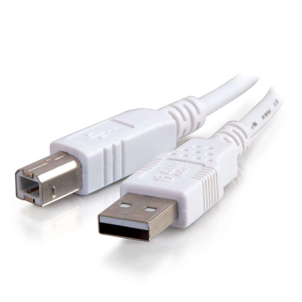 C2G 1m USB 2.0 A/B Cable USB Cable USB A USB B White