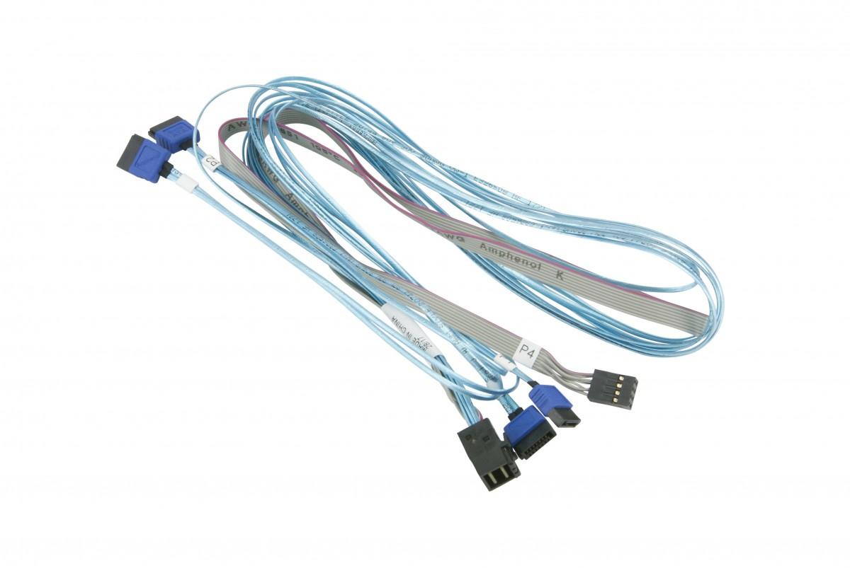 Supermicro CBL-SAST-0699 SATA cable 90 m Blue. Grey