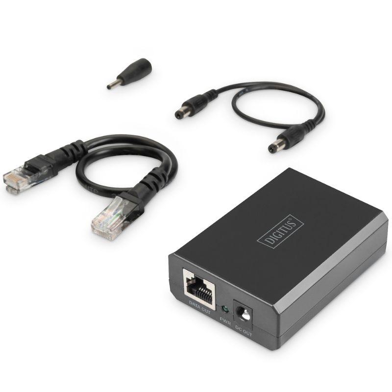 FDL GIGABIT POE SPLITTER 802.3at/bt - 48V TO 12/24V 2.15A (51W)