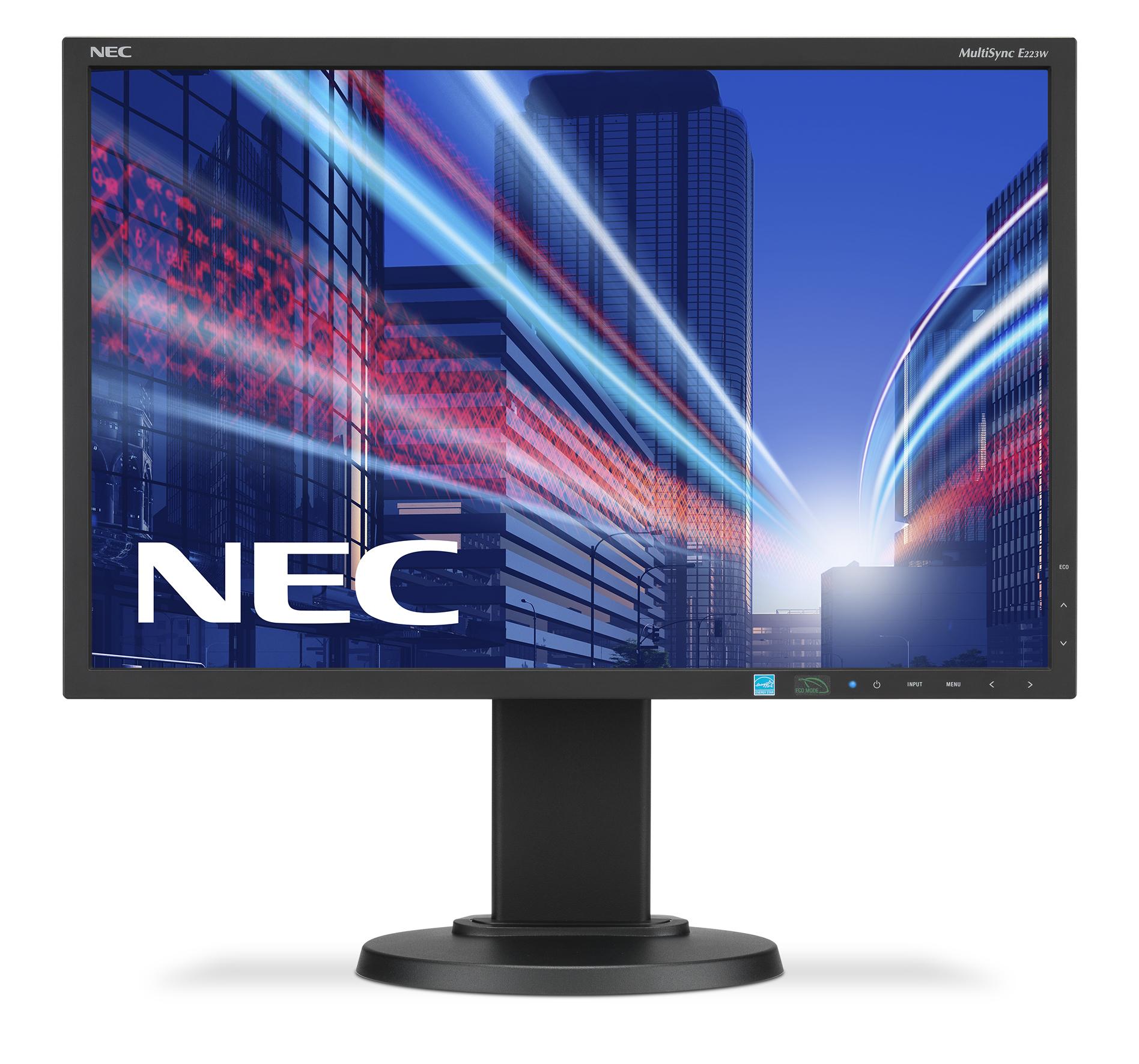 NEC MultiSync E223W LED display 55.9 cm (22") 1680 x 1050 pixels