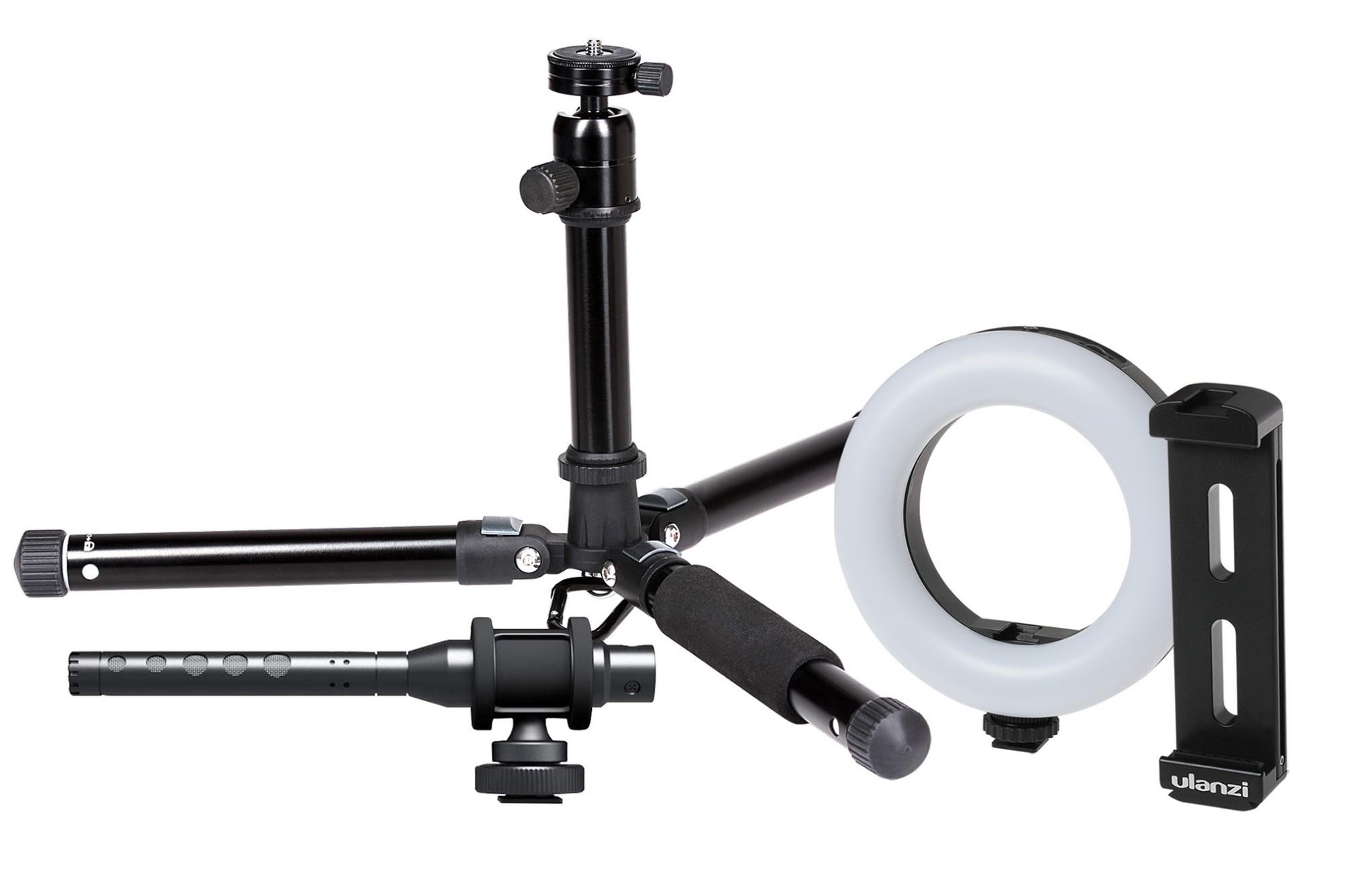 ProSound Vlogger Kit 1 With Portable Mid Size Tripod. iPad/iPhone Hold