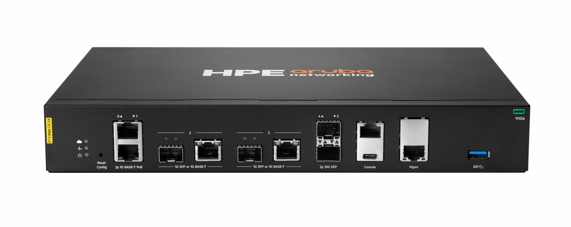 HPE Aruba Networking 9106 Hybrid gateway/controller 1000 Mbit/s