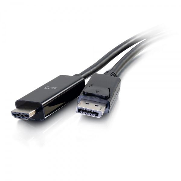 C2G 80693 Video Cable Adapter 0.9 M DisplayPort HDMI Black