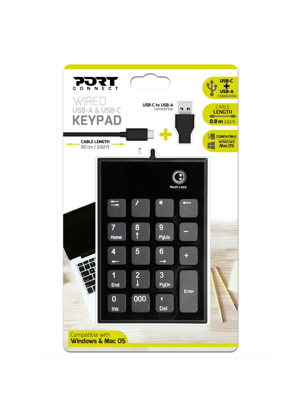 NUMERIC KEYPAD WIRED TYPE C