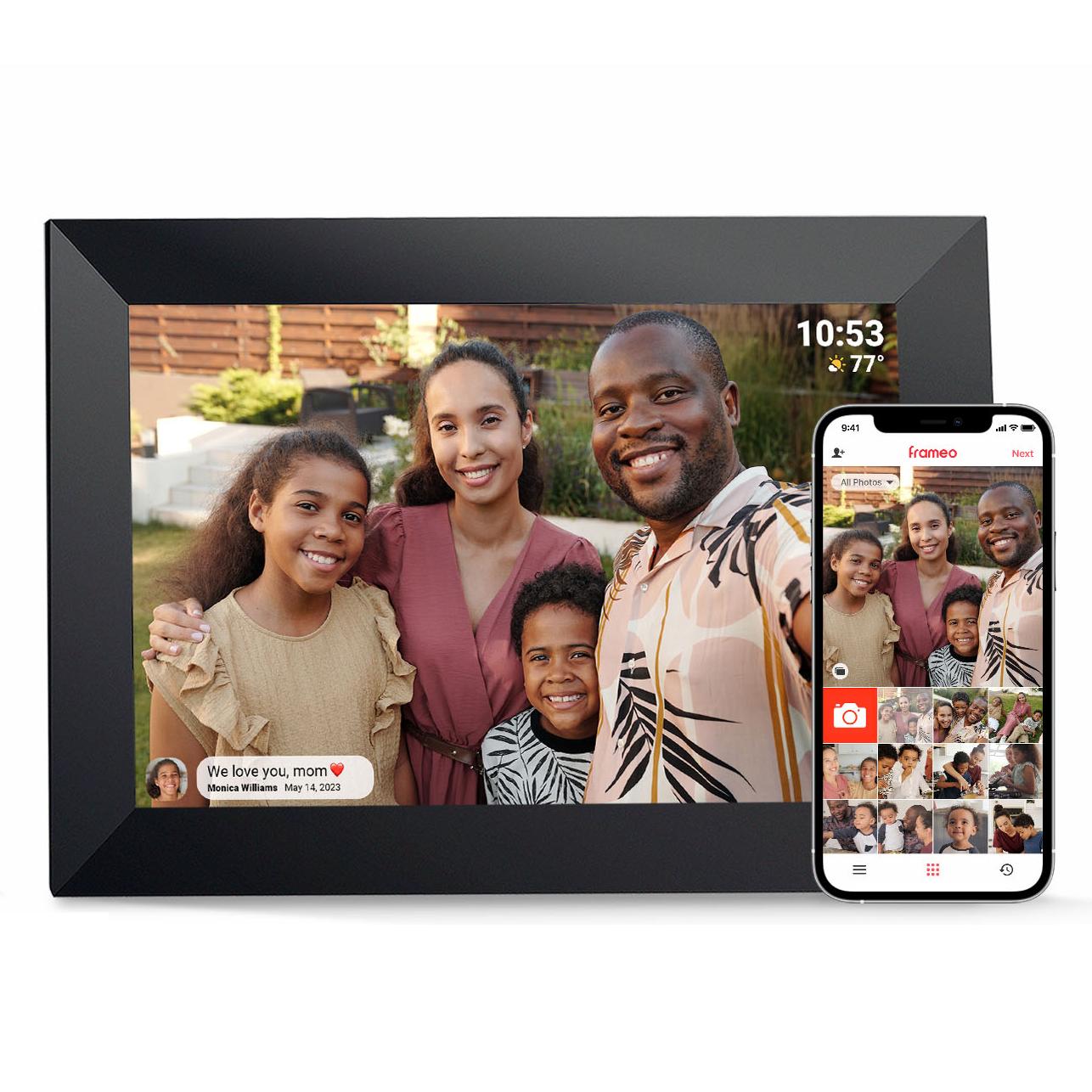 Praktica 10" Digital Photo Frame 1280 X 800 With Wi-Fi And Frameo