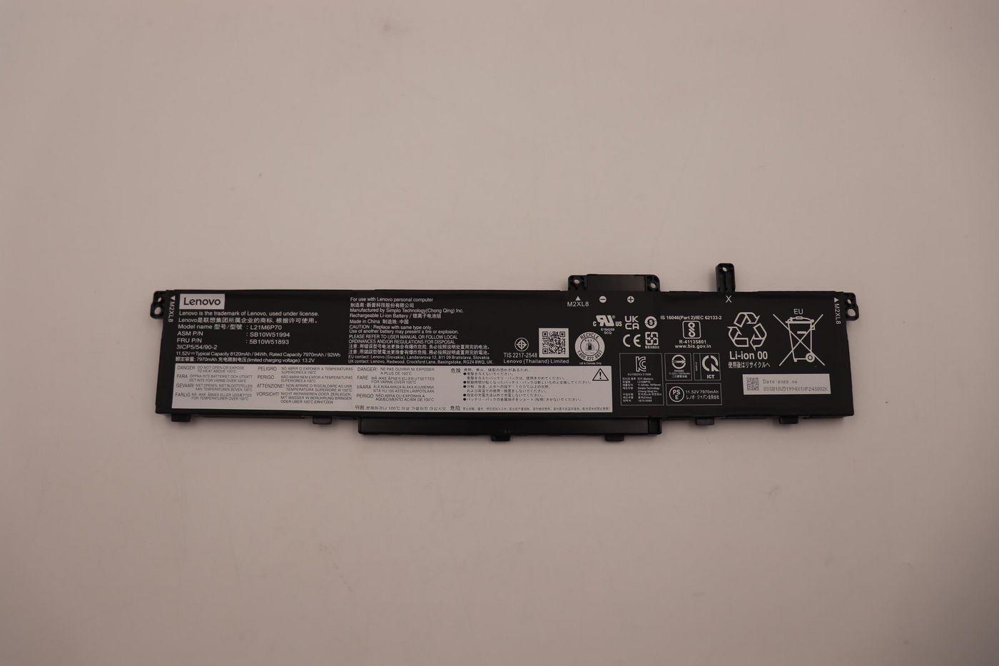 Lenovo 94Wh Internal Li-ion battery