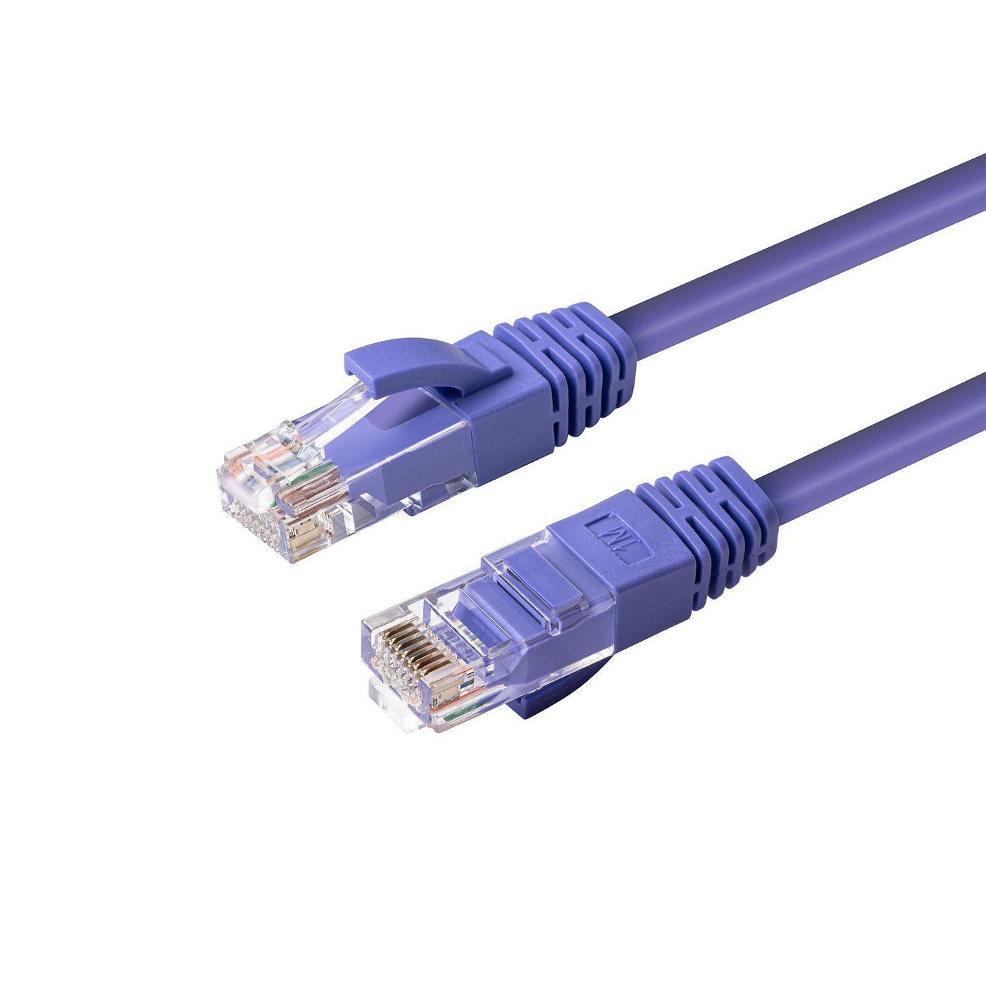 Microconnect MC-UTP6A10P Networking Cable Purple 10 M Cat6a U/UTP (UTP