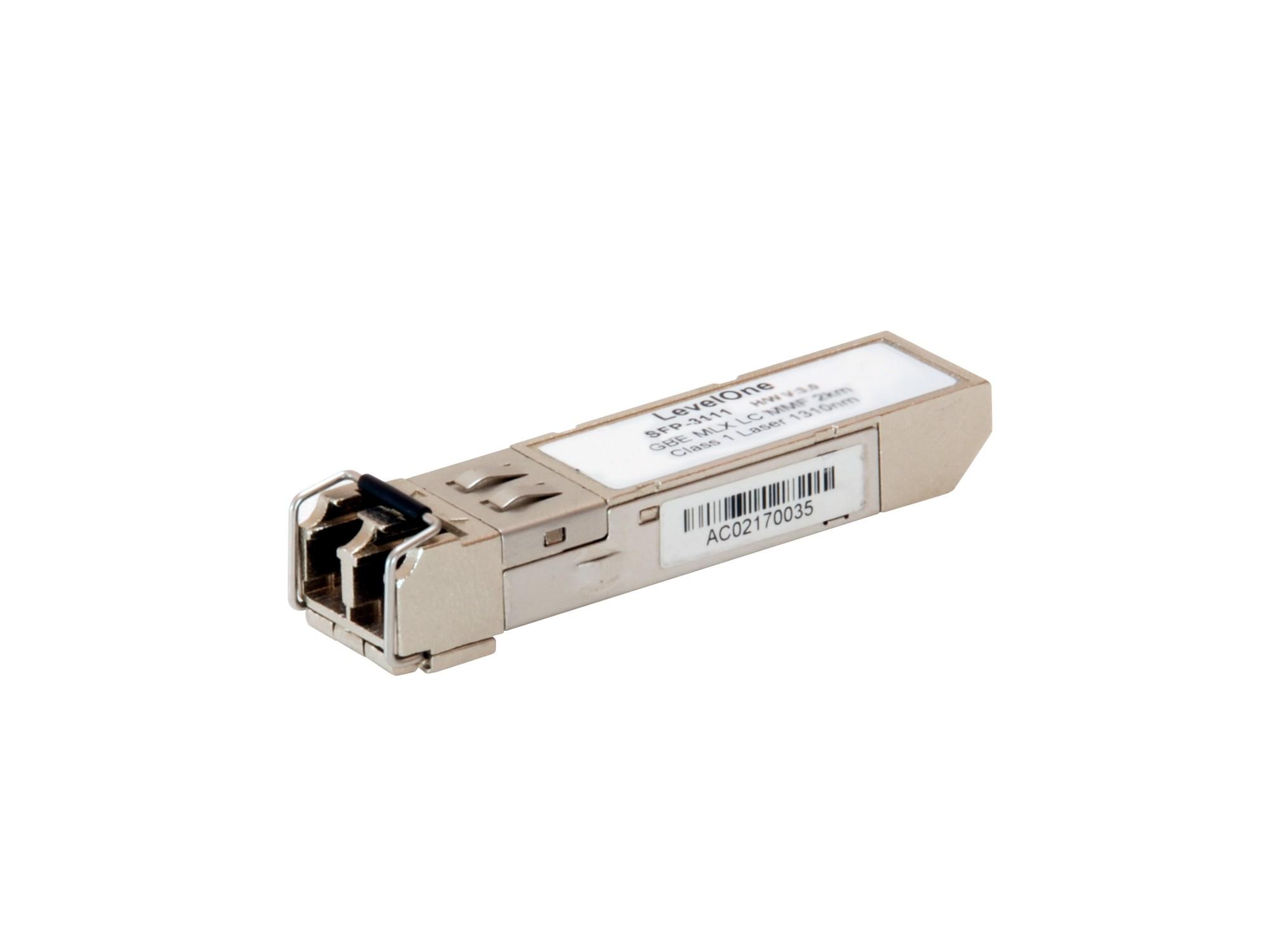 LevelOne 1.25Gbps Multi-mode SFP Transceiver. 2km. 1310nm