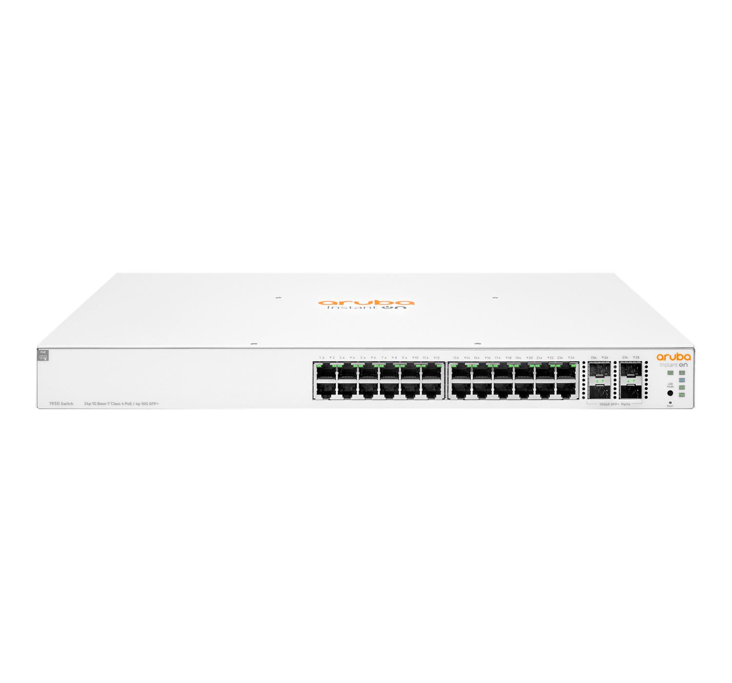 HPE Aruba Networking Aruba Instant On 1930 24G Class4 PoE 4SFP/SFP+ 37