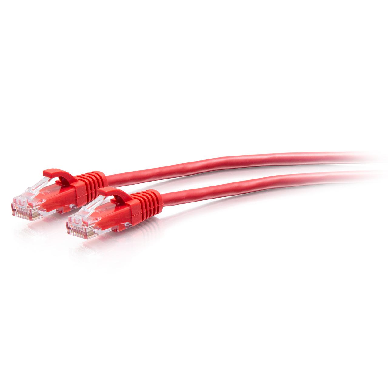 10ft (3m) Cat6a Snagless Unshielded (UTP) Slim Ethernet Patch Cable - Red