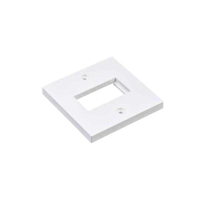 FDL 86x86mm MODULAR FACEPLATE - 1 GANG / 1 MODULE 25x50mm