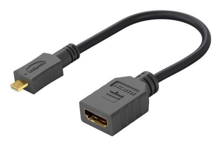 Microconnect HDM19F19MMC cable gender changer HDMI Type D (Micro) HDMI