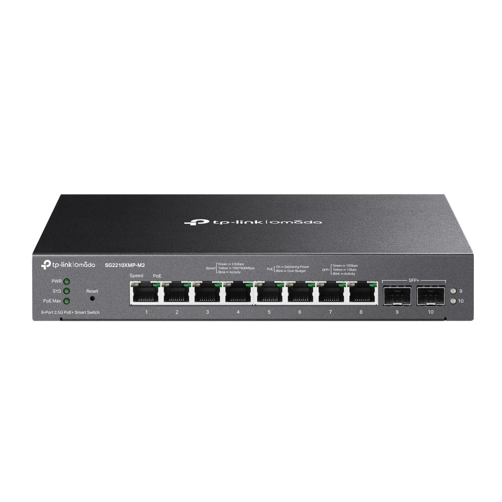 TP-Link Omada 8-Port 2.5GBASE-T and 2-Port 10GE SFP+ Smart Switch with