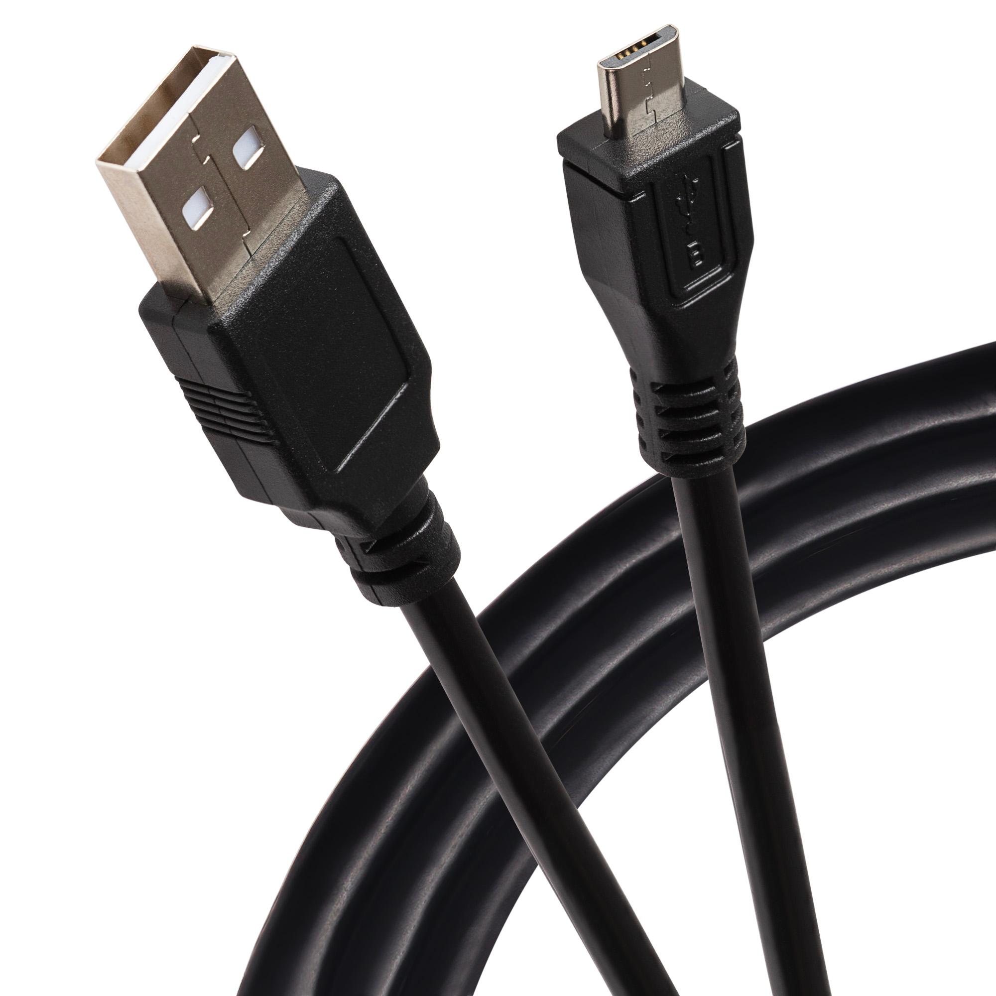 Praktica USB-A 2.0 to Micro USB-B Camera Charging Cable - 0.75m