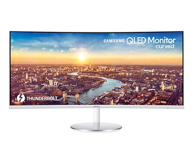 Samsung LC34J791WTPXXU Computer Monitor 86.4 Cm (34") 3440 X 1440 Pixels 4K Ultra HD LED Grey