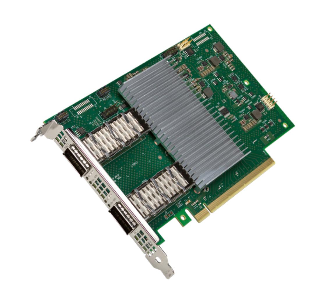 Intel E810-2CQDA2 - Network adapter - PCIe 4.0 x16 - QSFP28 x 2