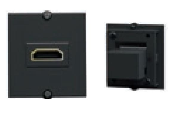 Bachmann 917.146 socket-outlet HDMI Black