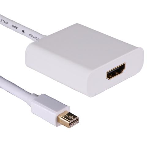 Cablenet 20cm Active Mini DisplayPort Male-HDMI 1.4b 4K2K60Hz White Ad