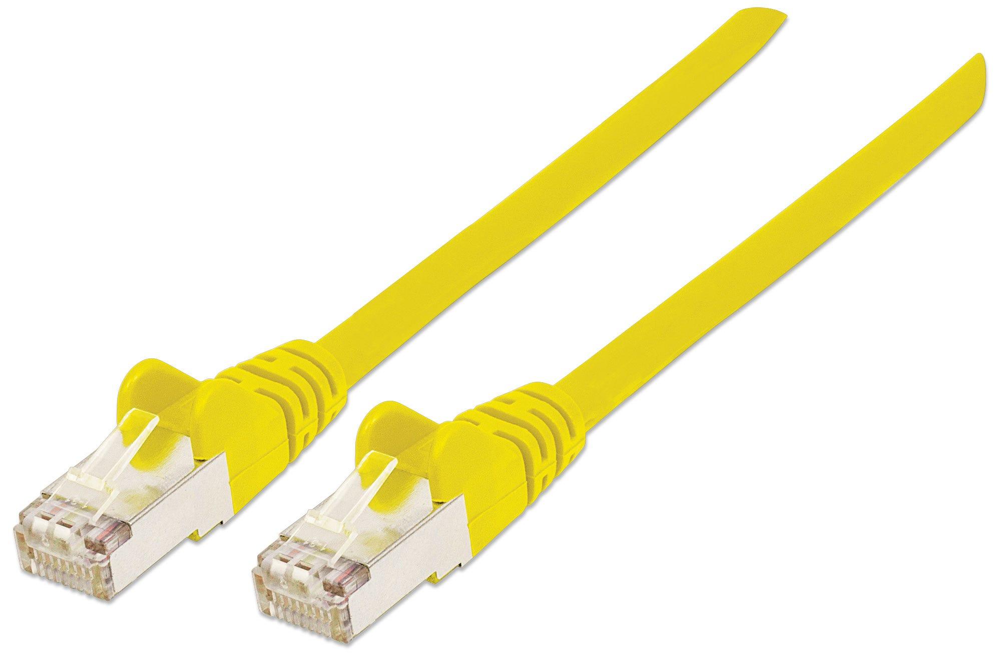 Intellinet Network Patch Cable. Cat6A. 0.5m. Yellow. Copper. S/FTP. LS