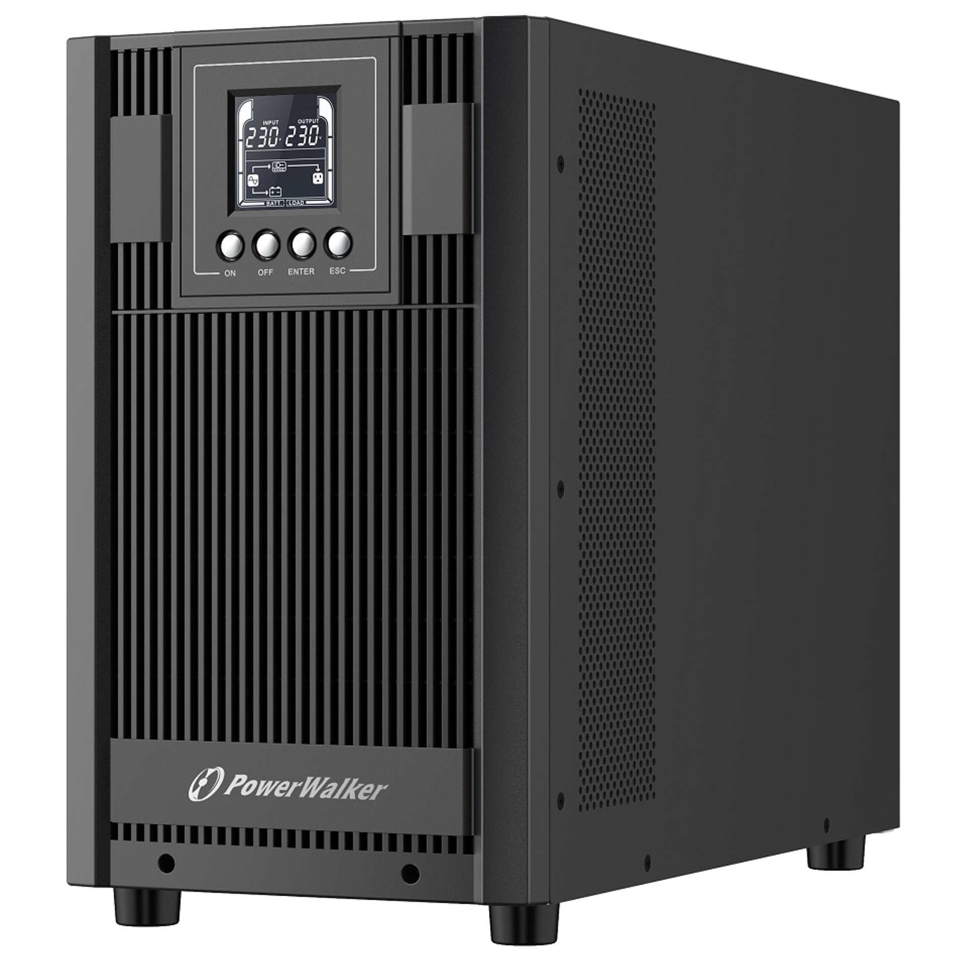 PowerWalker VFI 3000 AT UK uninterruptible power supply (UPS) Double-c