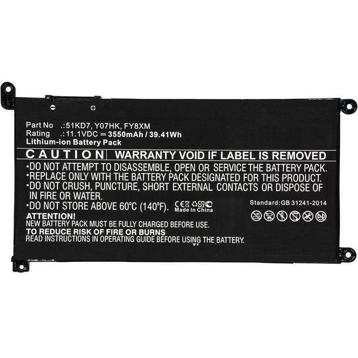 CoreParts Laptop Battery. 37.7Wh Li-ion