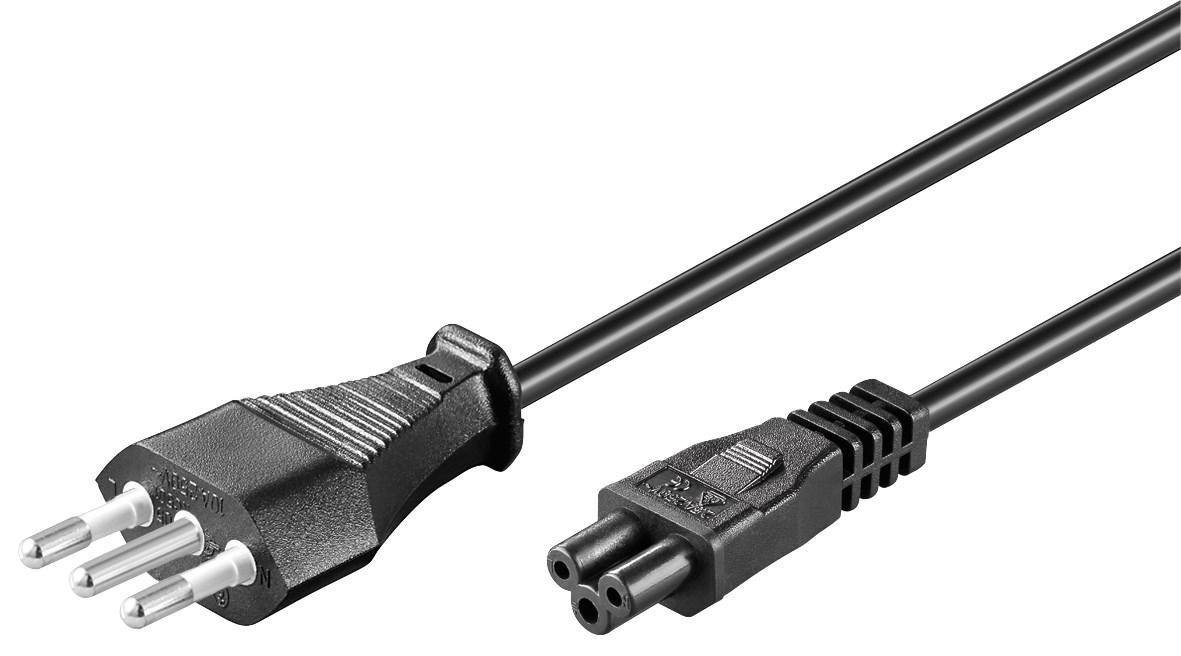 Microconnect PE100818 power cable Black 1.8 m C5 coupler