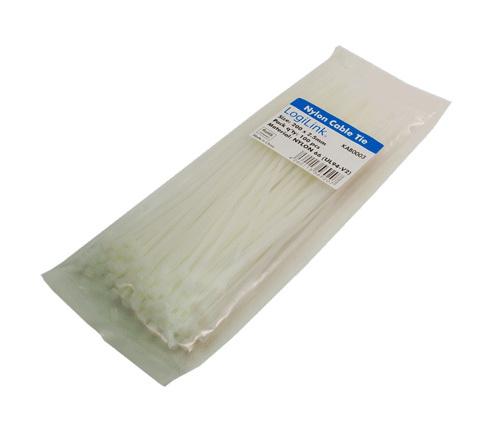 LogiLink KAB0003 cable tie Nylon White