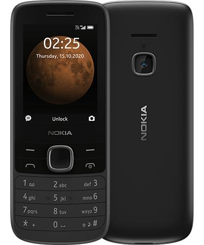 Nokia 225 4G 6.1 cm (2.4") 90.1 g Black Feature phone