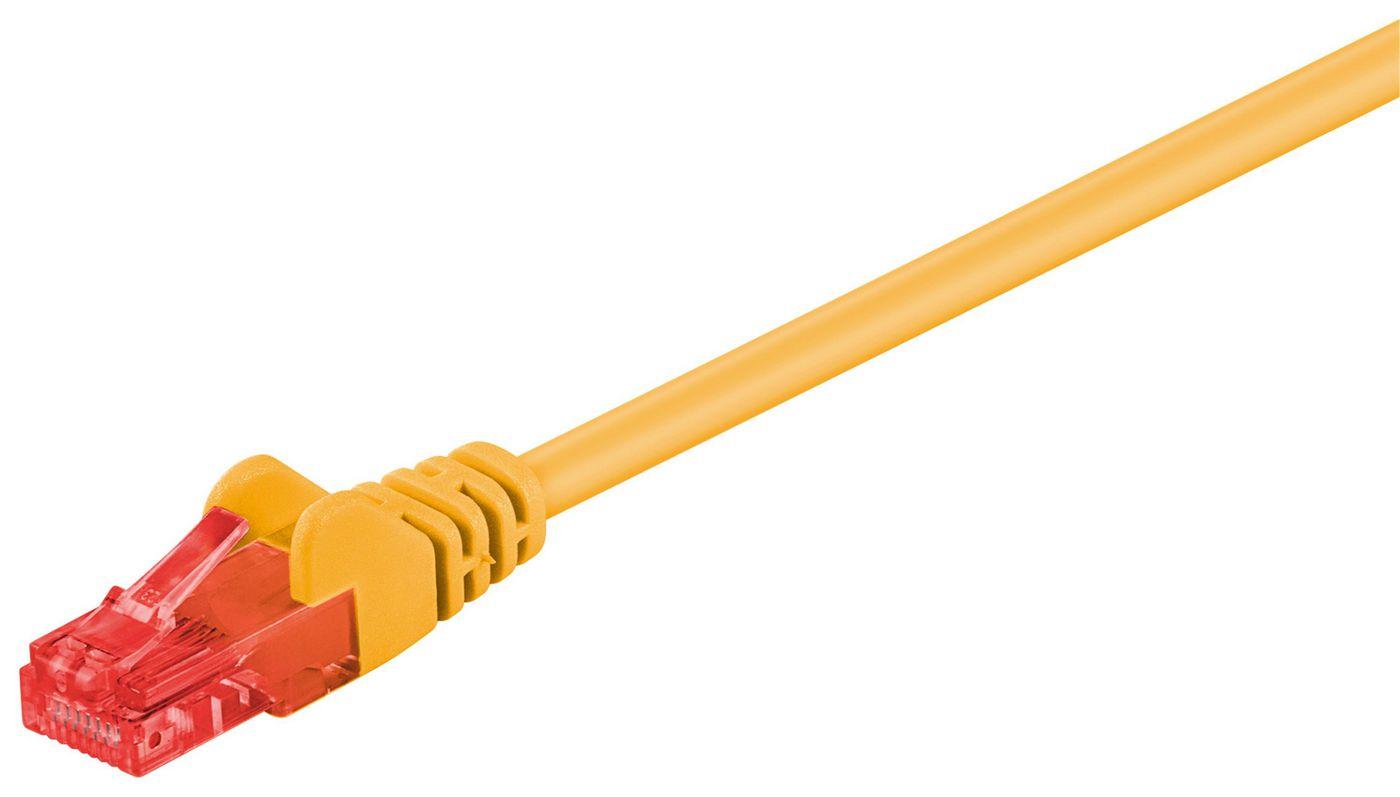 Microconnect B-UTP601Y networking cable Yellow 1 m Cat6 U/UTP (UTP)