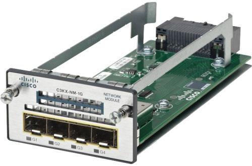 Cisco Catalyst C3KX-NM-1G 4 1Gbit SFP Port Uplink Module