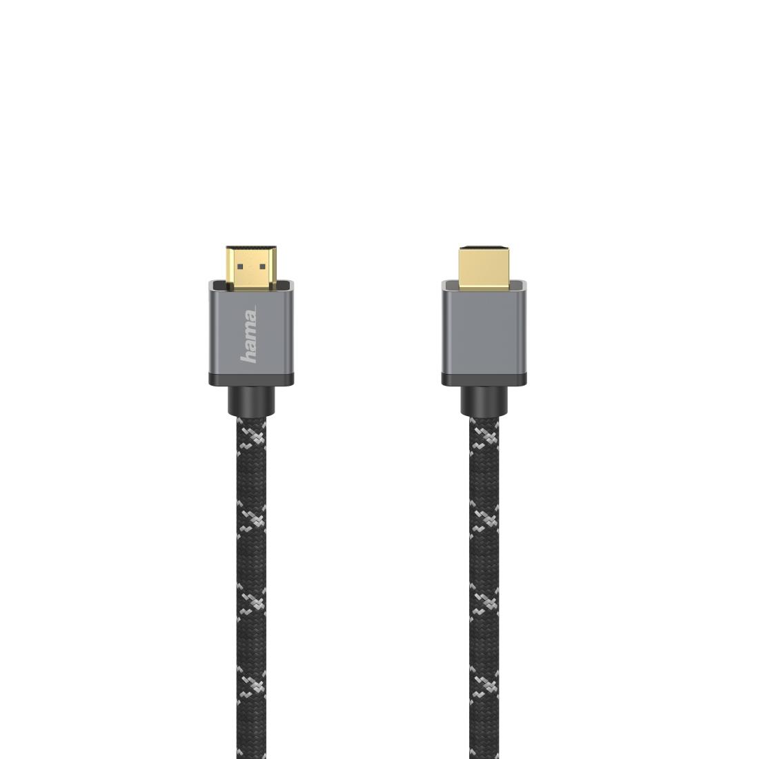 Hama 00205240 HDMI Cable 3 M HDMI Type A (Standard) Black. Grey