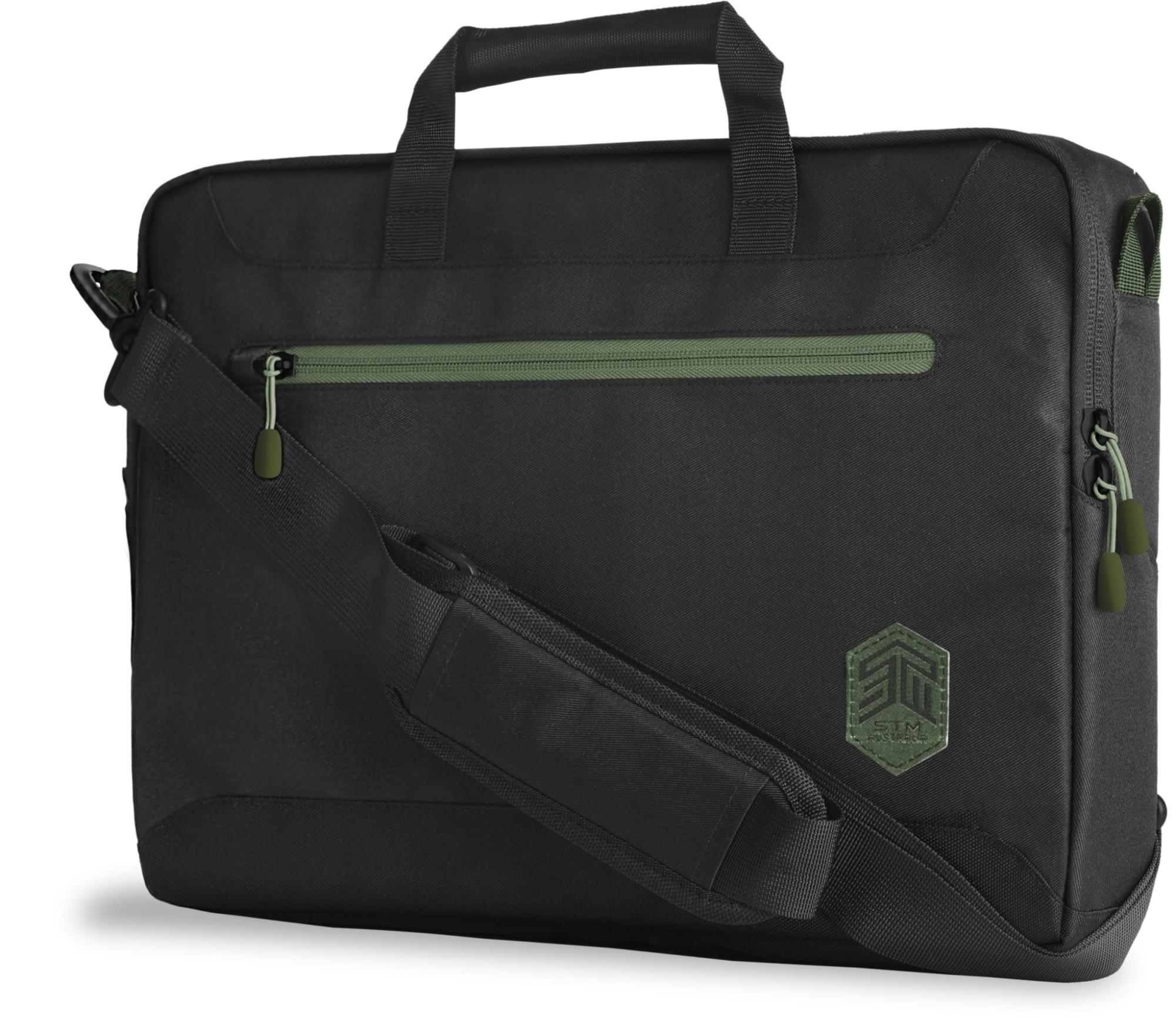 STM STM-117-393P-01 laptop case 40.6 cm (16") Briefcase Black. Gr