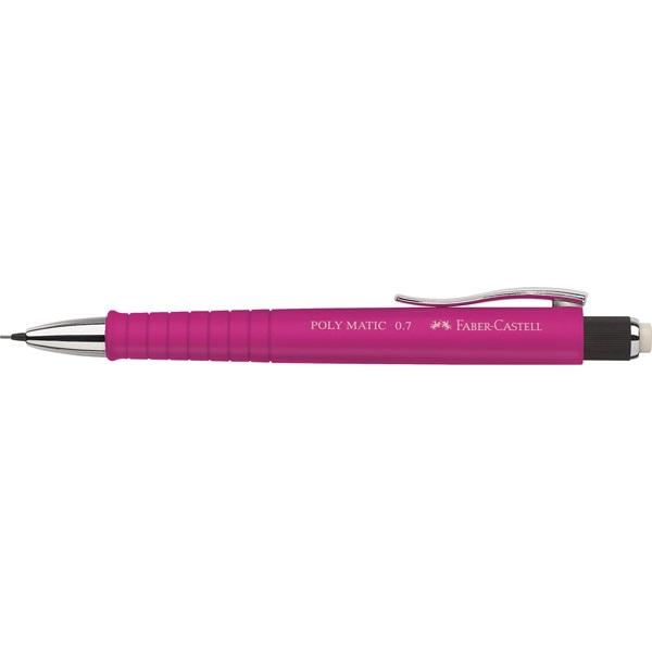 Faber-Castell Mechanical Pencil Poly Matic Pink 0.7mm (Pack 5) - 133328