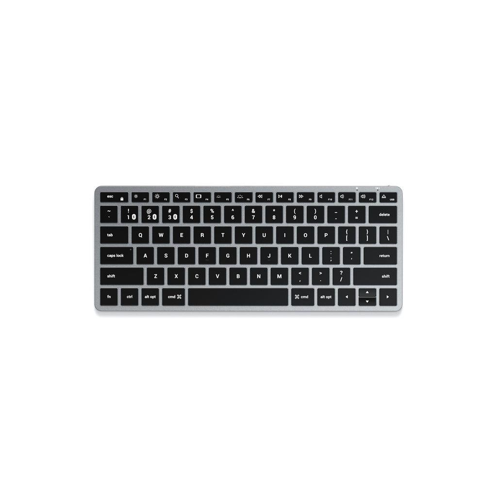 Satechi Slim X1 keyboard Office Bluetooth QWERTY English Black. Grey