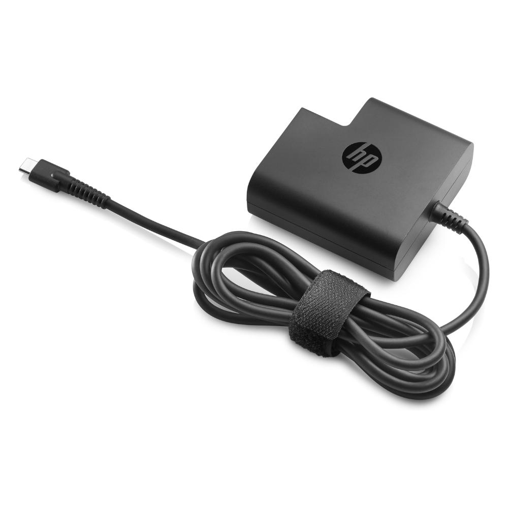 Origin Storage HP AC Adapter 65W USB-C Black comes with US cable power