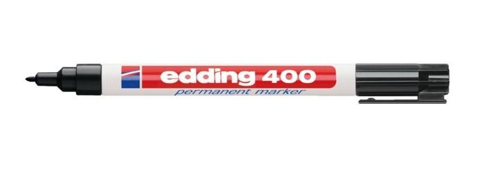 Edding 400 Permanent Marker Black 10 pc(s)