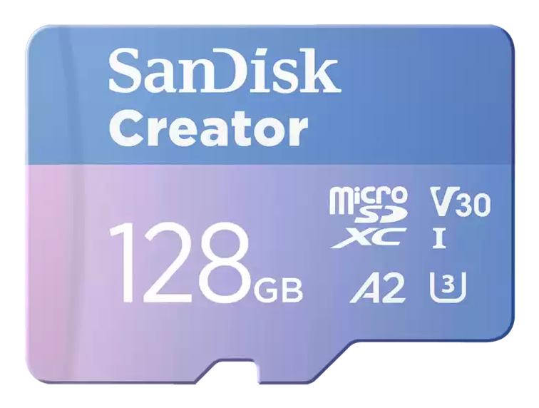 SanDisk Creator 128 GB MicroSDXC UHS-I Class 10