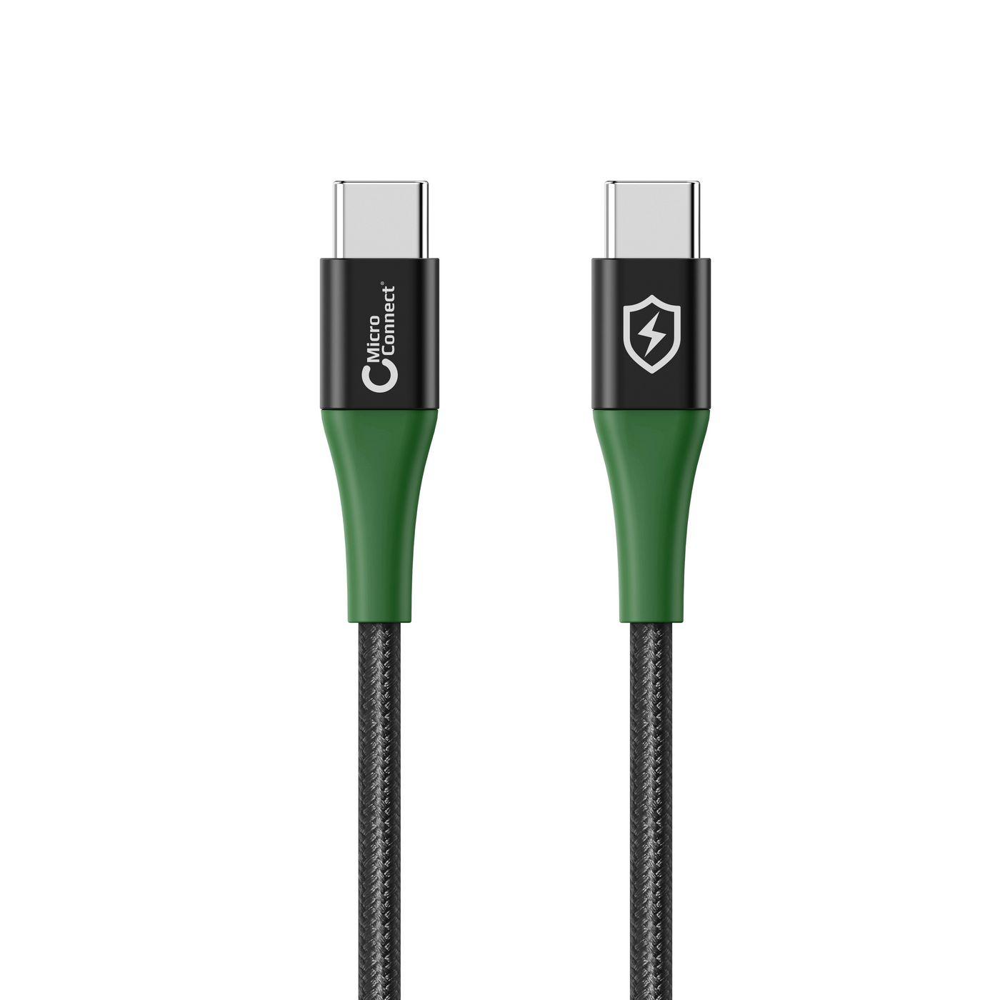 Microconnect MC-SMART USB-C-C-02 USB cable USB 2.0 2 m USB C Black. Gr