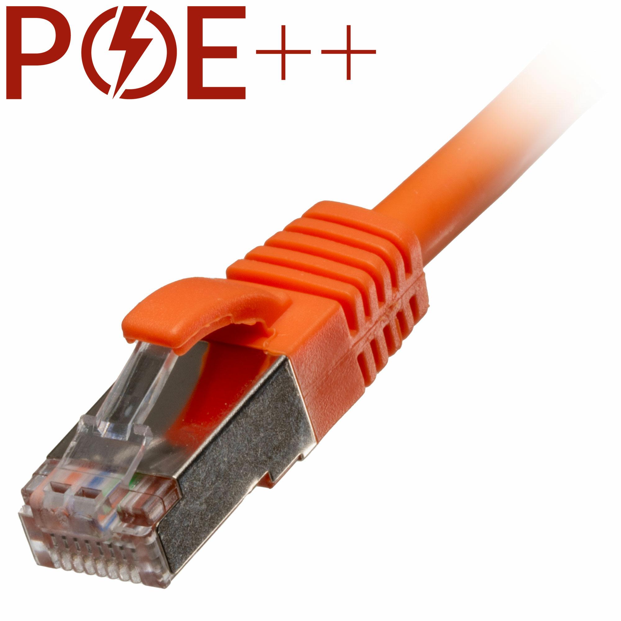 Cablenet 1.5m Cat6a RJ45 Orange S/FTP LSOH 26AWG Snagless Booted Patch