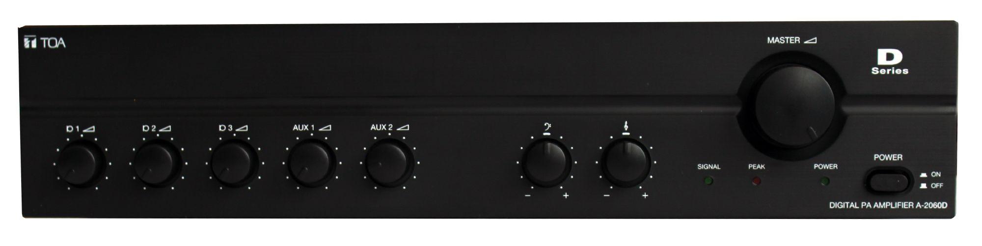 TOA A-2120DD Audio Amplifier 1.0 Channels Performance/stage Black