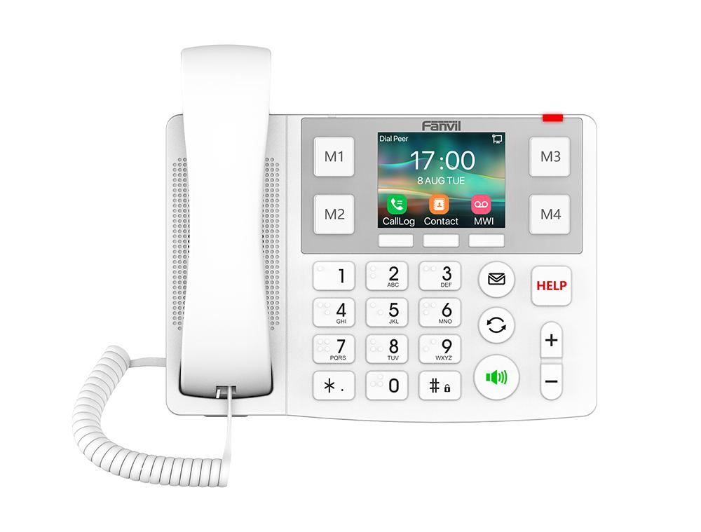 Fanvil X7A IP phone White 2 lines LCD Wi-Fi