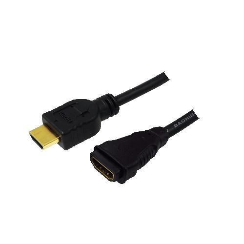 LogiLink HDMI - HDMI. 1.0m HDMI cable 1 m HDMI Type A (Standard) Black