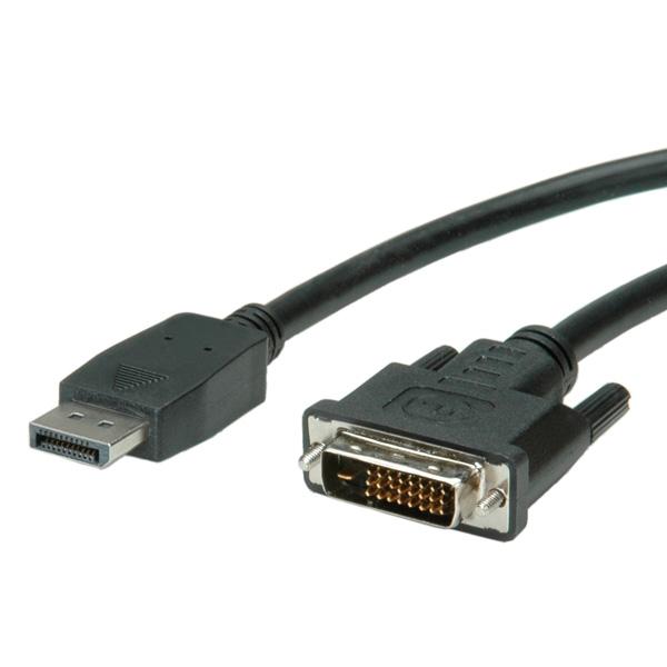 VALUE DisplayPort Cable. DP-DVI (24+1). M/M 3 m